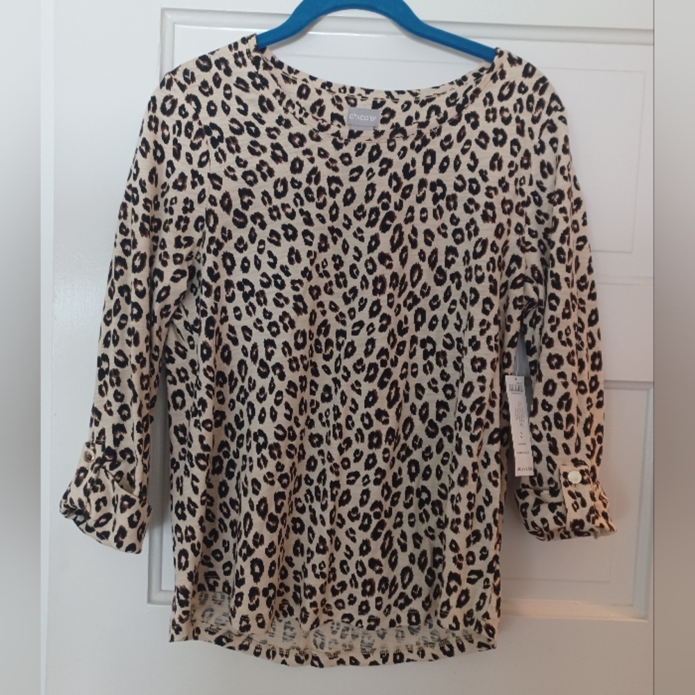 Chico's Animal Print Top.